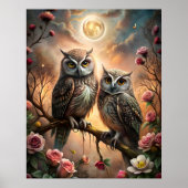 Majestueus Uilontwerp Poster (Voorkant)