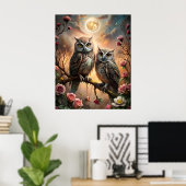 Majestueus Uilontwerp Poster (Thuiskantoor)