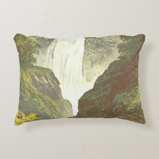 Majestueus Waterval Accentkussen – Natuur Landscha Accent Kussen