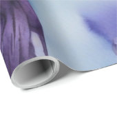 majestueus Waterverf kraaipatroon Cadeaupapier (Rol Hoek)