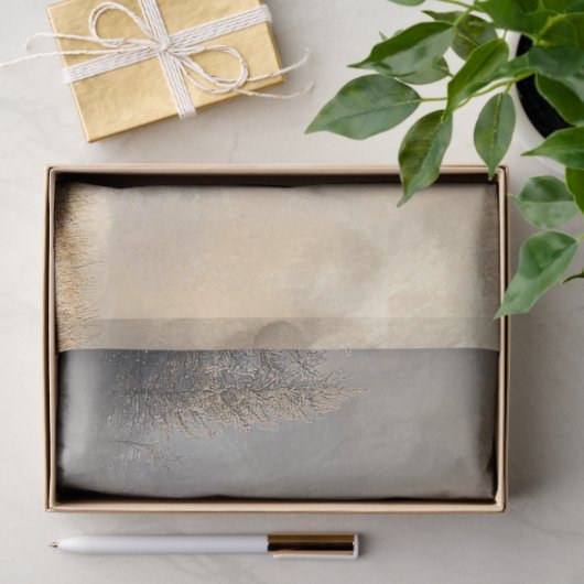 Majestueus winterlandschap Schilderachtig decoupag Tissuepapier (Geschenk)