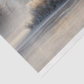 Majestueus winterlandschap Schilderachtig decoupag Tissuepapier (Detail)