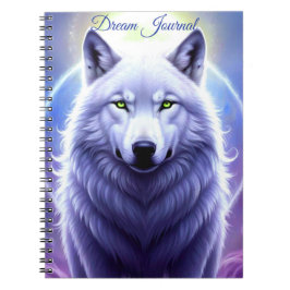 Majestueus Wolf Droomjournaal Notitieboek