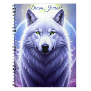 Majestueus Wolf Droomjournaal Notitieboek