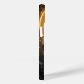 Majestueus wolfportret met gouden aura Case-Mate iPhone case (Achterkant / Rechts)
