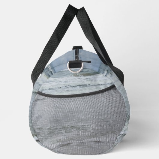 Majestueus zee met golven onder stormachtige lucht plunjezak (Rechts)