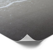 Majestueus zee met golven onder stormachtige lucht poster (Hoek)