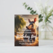 Majestueuze Aardvarken in Serene Weide Briefkaart (Staand voorkant)