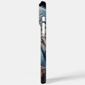 Majestueuze adelaar boven lichtgevende oceaanmaan Case-Mate iPhone case (Achterkant / Links)