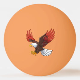 Majestueuze adelaar in vlucht pingpongbal