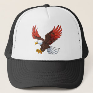 Majestueuze adelaar in vlucht trucker pet