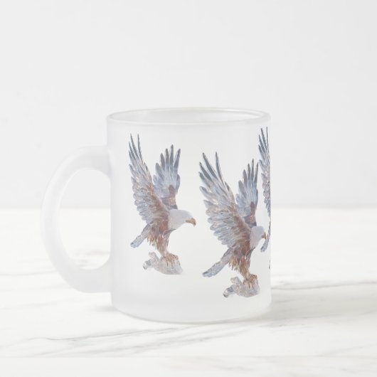 Majestueuze Adelaar Kristal stijl Mok (Links)