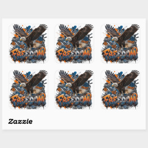 Majestueuze Adelaar Sticker   Wilde Dier Vogealkun