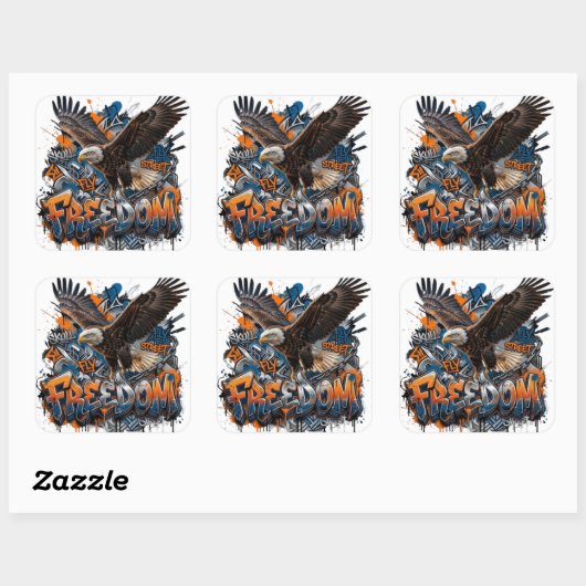 Majestueuze Adelaar Sticker | Wilde Dier Vogealkun (Vel)