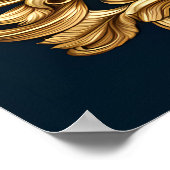 Majestueuze adelaar stijgt sierlijk poster (Hoek)