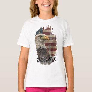 Majestueuze Adelaar & Vlag – Geest van Vrijheid T-shirt