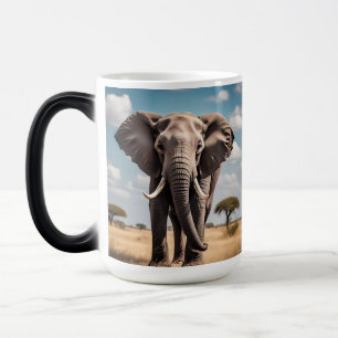 Majestueuze Afrikaanse olifant Magische Mok