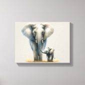 Majestueuze Afrikaanse olifant uitgerekt canvas Pr (Voorkant)
