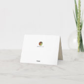 Majestueuze Arabische hengst Note Kaart (Achterkant)