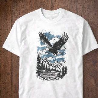 Majestueuze Arend Bergmeer Natuur Wilde Dieren  T-shirt