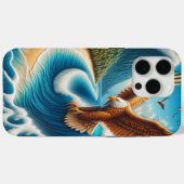 majestueuze arend stijgt boven zandstrand Case-Mate iPhone case (Achterkant (horizontaal))