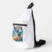 Majestueuze Australische Herder Hond Surfen op de  Sling Bag (Rechterhoek)