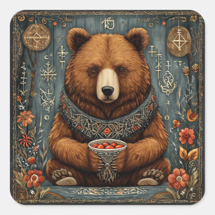 Majestueuze beer Natuur Liefhebber Decor Sticker