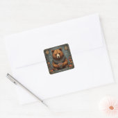 Majestueuze beer Natuur Liefhebber Decor Sticker (Envelop)