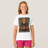 Majestueuze beer t-shirt (Voorkant volledig)