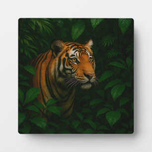Majestueuze Bengaalse Tijger Jungle Portret Wilde Fotoplaat