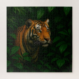 Majestueuze Bengaalse Tijger Jungle Portret Wilde Legpuzzel