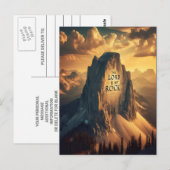 Majestueuze Berg: De Heer Is Mijn Rots Briefkaart (Voorkant / Achterkant)