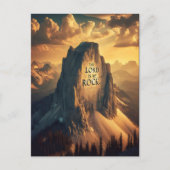 Majestueuze Berg: De Heer Is Mijn Rots Briefkaart (Voorkant)