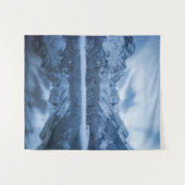 Majestueuze berg Mangart reflectie Fusine meer Wandkleed (Voorkant (horizontaal))