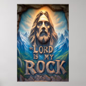 Majestueuze bergen: De Heer is mijn rots Poster (Voorkant)