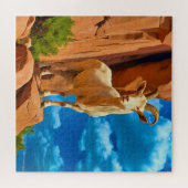 majestueuze berggeit legpuzzel (Horizontaal)