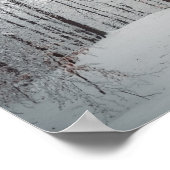 Majestueuze beukenboom in het winterbos poster (Hoek)