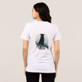 Majestueuze Black Panther Forest T-shirt (Achterkant volledig)