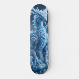 Majestueuze Blauwe IJsdraak  Persoonlijk Skateboard