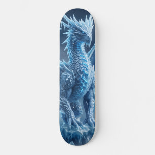 Majestueuze Blauwe IJsdraak  Persoonlijk Skateboard