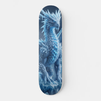 Majestueuze Blauwe IJsdraak Persoonlijk Skateboard