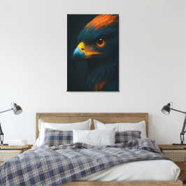 Majestueuze blik – Ultra-realistisch portret van e Canvas Afdruk