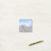Majestueuze Blue Alpine Post-It Notes (Op bureau)