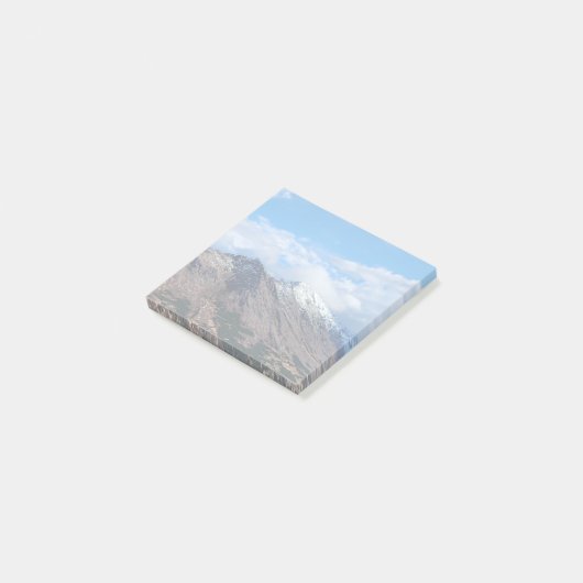 Majestueuze Blue Alpine Post-It Notes (Schuin)