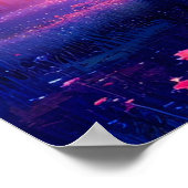 Majestueuze boom in het bos met Sunset's Charm Poster (Hoek)