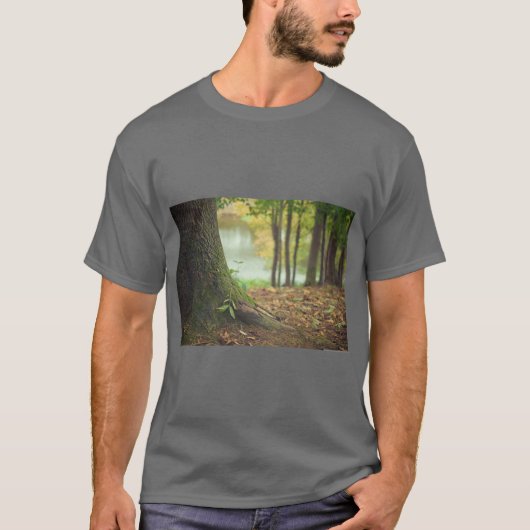 Majestueuze Boom Silhouet T-shirt (Voorkant)