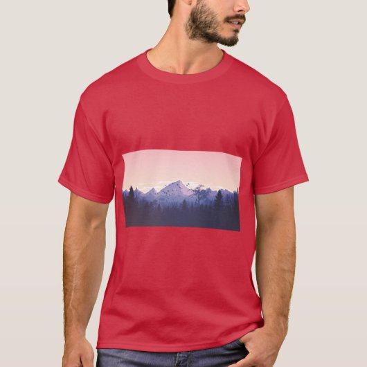Majestueuze Boom Silhouet T-shirt (Voorkant)
