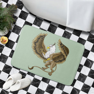Majestueuze Bruine Fantasie Griffioen Mythische Gr Badmat