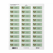 Majestueuze Bruine Fantasie Griffioen Mythische Gr Etiket (Full Sheet)
