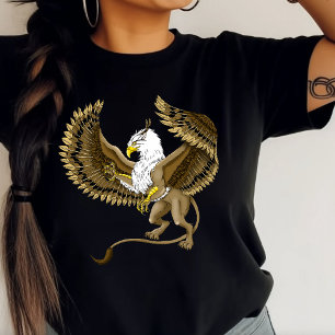 Majestueuze Bruine Fantasie Griffioen Mythische Gr Tri-Blend Shirt